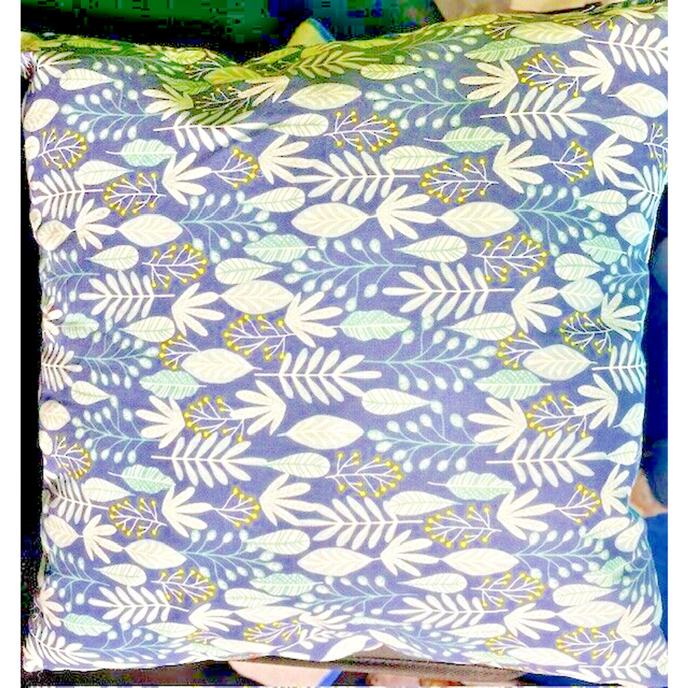 Throw Pillow Handmade One Of a Kind 13.5" x 13.5" - Picture 3 of 7